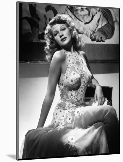 Rita Hayworth. "Tuesday's Orchids" 1942, "You Were Never Lovelier" Directed by William A. Seiter-null-Mounted Photographic Print