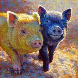 Piggy Pals-Rita Kirkman-Art Print