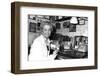 Rita Levi-Montalcini Sitting at a Desk-null-Framed Photographic Print