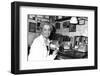 Rita Levi-Montalcini Sitting at a Desk-null-Framed Photographic Print