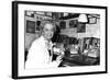 Rita Levi-Montalcini Sitting at a Desk-null-Framed Photographic Print