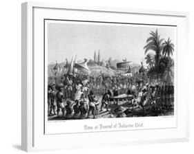 Rites at Funeral of Ashantee Chief-A Thom-Framed Giclee Print