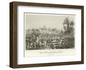 Rites at the Funeral of an Ashanti Chief-null-Framed Giclee Print