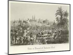 Rites at the Funeral of an Ashanti Chief-null-Mounted Giclee Print