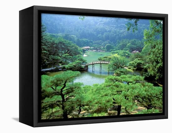 Ritsurin Park, Takamatsu, Shikoku, Japan-Dave Bartruff-Framed Stretched Canvas