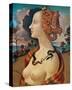 Rittrato di Simonetta Vespucci-Piero di Cosimo-Stretched Canvas