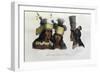 Ritual Headdresses Worn by Natives of California, from 'Voyage Pittoresque Autour Du Monde',…-Ludwig Choris-Framed Giclee Print