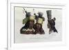 Ritual Headdresses Worn by Natives of California, from 'Voyage Pittoresque Autour Du Monde',…-Ludwig Choris-Framed Giclee Print