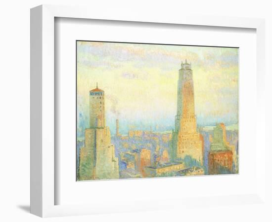 Ritz Tower, New York, 1928-William Samuel Horton-Framed Giclee Print