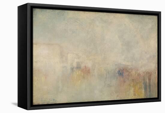 Riva Degli Schiavone, Venice: Water Fête-J. M. W. Turner-Framed Stretched Canvas