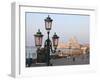 Riva Degli Schiavoni and Santa Maria Della Salute, Venice, Veneto, Italy-Amanda Hall-Framed Photographic Print