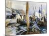 Riva Degli Schiavoni, Venice-John Singer Sargent-Mounted Giclee Print