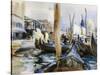 Riva Degli Schiavoni, Venice-John Singer Sargent-Stretched Canvas