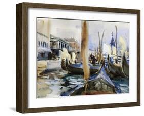 Riva Degli Schiavoni, Venice-John Singer Sargent-Framed Giclee Print