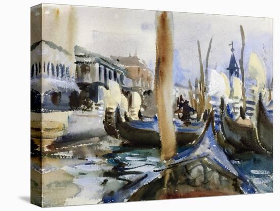 Riva Degli Schiavoni, Venice-John Singer Sargent-Stretched Canvas