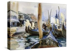 Riva Degli Schiavoni, Venice-John Singer Sargent-Stretched Canvas