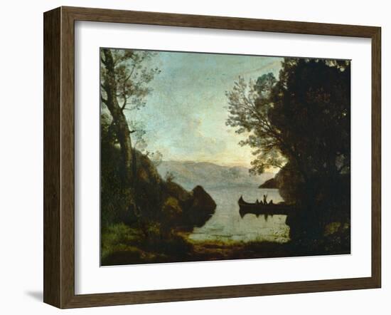 Riva, Italy-Jean-Baptiste-Camille Corot-Framed Giclee Print