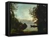 Riva, Italy-Jean-Baptiste-Camille Corot-Framed Stretched Canvas