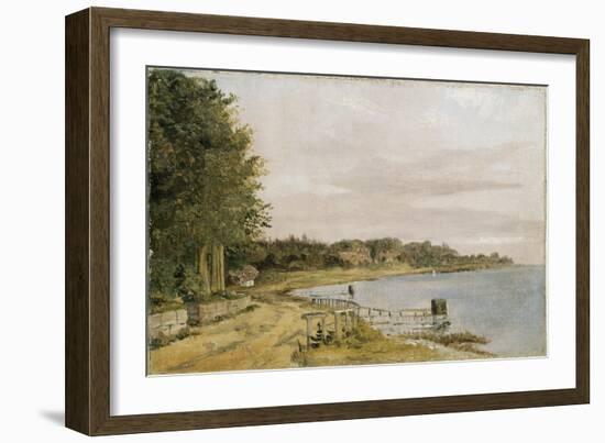 Rivage à Emiliekilde (Danemark)-Christen Schjellerup Kobke-Framed Giclee Print