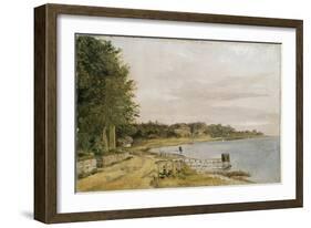 Rivage à Emiliekilde (Danemark)-Christen Schjellerup Kobke-Framed Giclee Print