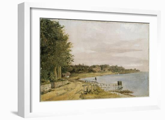 Rivage à Emiliekilde (Danemark)-Christen Schjellerup Kobke-Framed Giclee Print