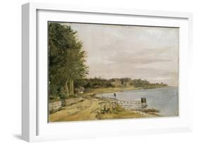 Rivage à Emiliekilde (Danemark)-Christen Schjellerup Kobke-Framed Giclee Print