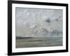 Rivage de Normandie (plage de Trouville - Deauville)-Gustave Courbet-Framed Giclee Print