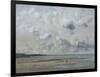 Rivage de Normandie (plage de Trouville - Deauville)-Gustave Courbet-Framed Giclee Print