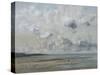 Rivage de Normandie (plage de Trouville - Deauville)-Gustave Courbet-Stretched Canvas