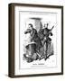 Rival Arbiters, 1866-John Tenniel-Framed Giclee Print