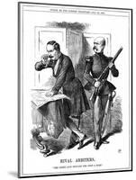 Rival Arbiters, 1866-John Tenniel-Mounted Giclee Print