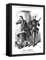 Rival Arbiters, 1866-John Tenniel-Framed Stretched Canvas