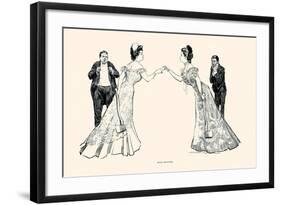 Rival Beauties-Charles Dana Gibson-Framed Art Print