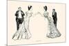 Rival Beauties-Charles Dana Gibson-Mounted Premium Giclee Print