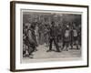 Rival Representatives of Law and Order at Shanghai, a Native Procession in the British Settlement-William T. Maud-Framed Giclee Print