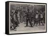 Rival Representatives of Law and Order at Shanghai, a Native Procession in the British Settlement-William T. Maud-Framed Stretched Canvas