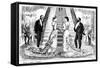 Rivals in Social Success, 1880-George Du Maurier-Framed Stretched Canvas