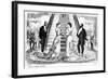 Rivals in Social Success, 1880-George Du Maurier-Framed Giclee Print