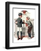 "Rivals", September 9,1922-Norman Rockwell-Framed Giclee Print