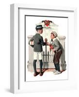 "Rivals", September 9,1922-Norman Rockwell-Framed Giclee Print