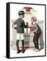 "Rivals", September 9,1922-Norman Rockwell-Framed Stretched Canvas