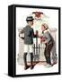 "Rivals", September 9,1922-Norman Rockwell-Framed Stretched Canvas