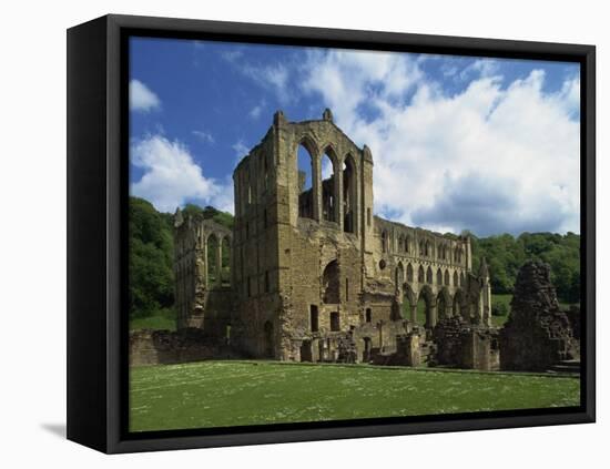 Riveaulx Abbey, Yorkshire, England, United Kingdom, Europe-Woolfitt Adam-Framed Stretched Canvas