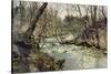 River, 1886-Fritz Thaulow-Stretched Canvas