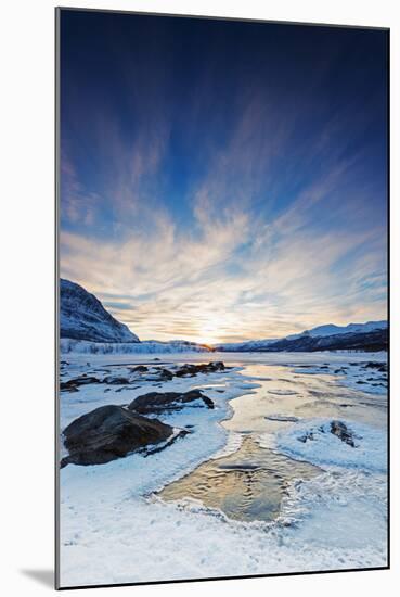 River, Abisko National Park Sweden, Scandinavia, Europe-Christian Kober-Mounted Photographic Print