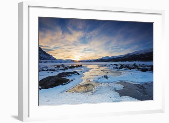 River, Abisko National Park, Sweden, Scandinavia, Europe-Christian Kober-Framed Photographic Print