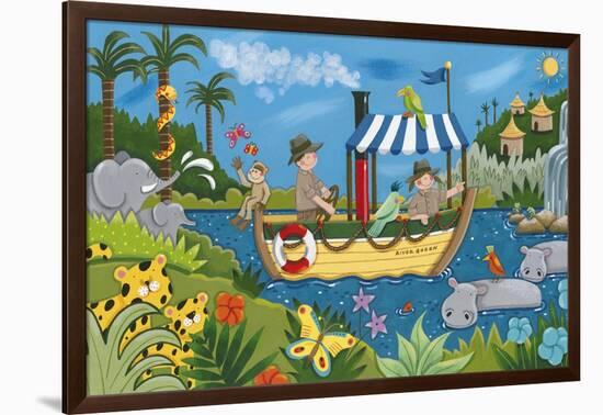 River Adventures-Sophie Harding-Framed Art Print