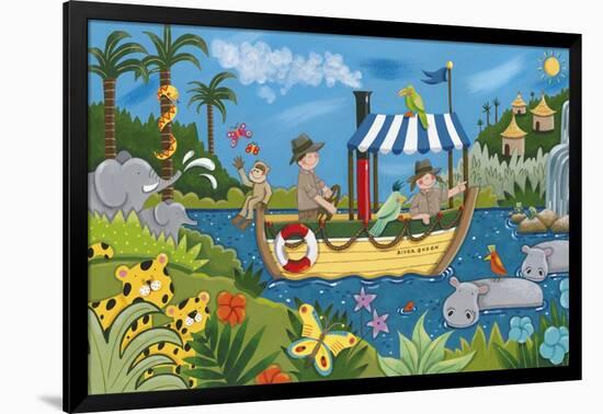 River Adventures-Sophie Harding-Framed Art Print