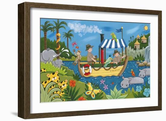 River Adventures-Sophie Harding-Framed Art Print