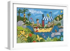 River Adventures-Sophie Harding-Framed Art Print